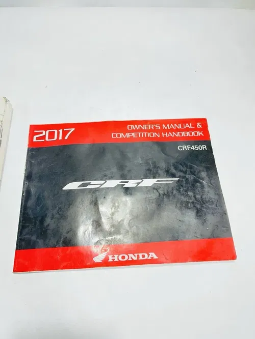 Owners Manual 2017 CRF450R RX OEM Genuine Honda Operators Book/ Manual 31MKE800