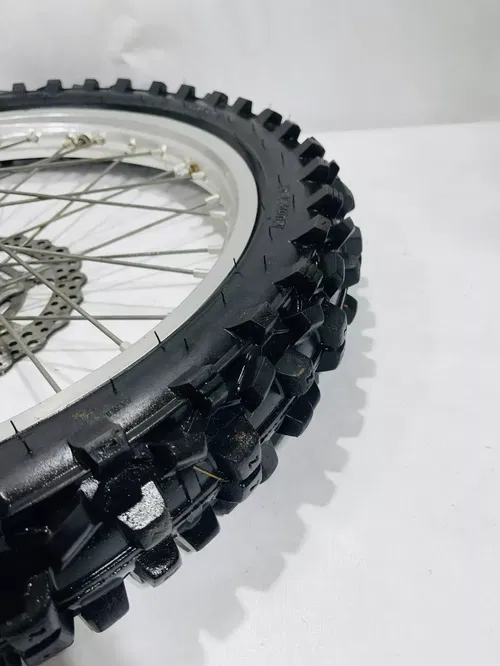 2006 Kawasaki KX250F KX450F OEM Stock Front Wheel Tire Complete 21x1.60 Silver
