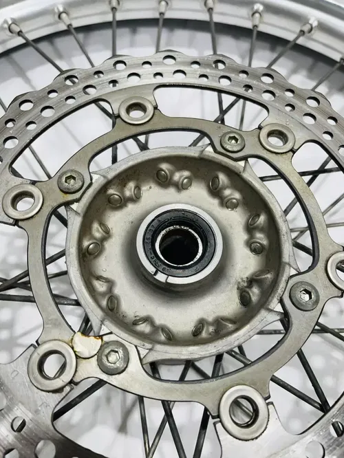 2006 Kawasaki KX250F KX450F OEM Stock Front Wheel Tire Complete 21x1.60 Silver