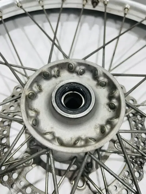 2006 Kawasaki KX250F KX450F OEM Stock Front Wheel Tire Complete 21x1.60 Silver
