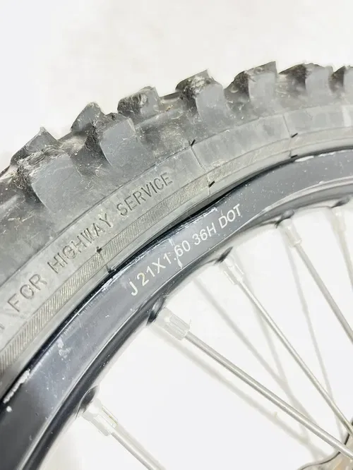 2013 KX250F KX450F PRO WHEEL Front Wheel Hub Rim Spokes Tire 21x1.60 *SMALL DENT