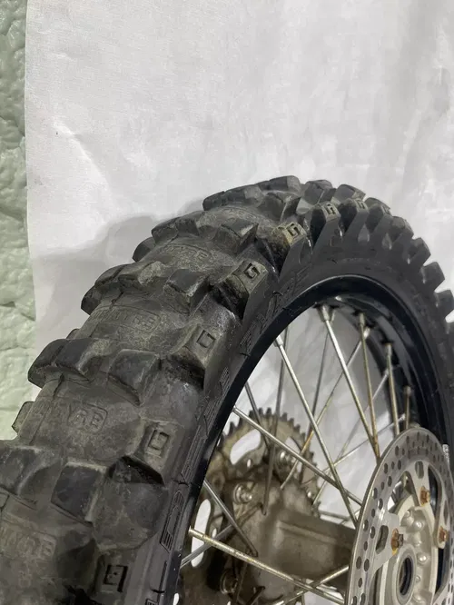 02-11 2003 YZ450F YZ 250F Moose Racing Front Rear Wheels Complete Set Black