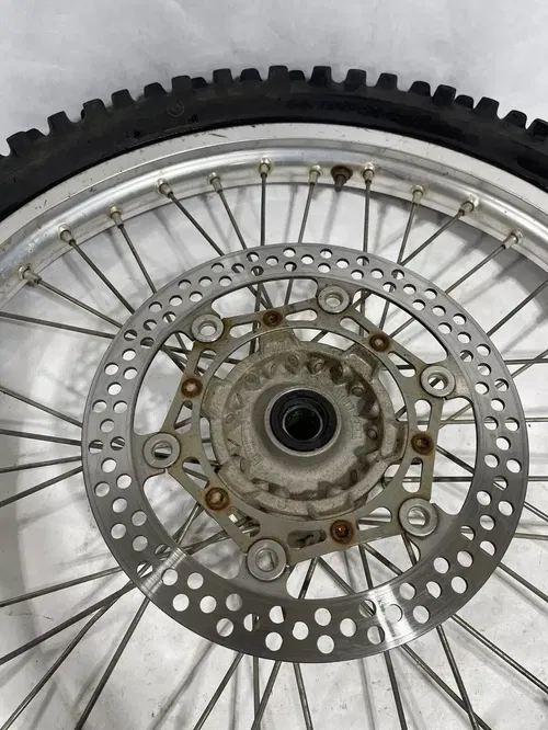 2005 05 YAMAHA YZ250F YZ 250F FRONT WHEEL RIM TIRE HUB SPOKES Oem 21’’