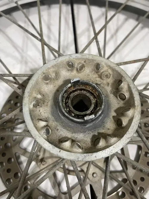 1999 Yamaha WR400F - OEM FRONT WHEEL RIM HUB Assembly- Stock Wr 400 Wheel W/Disc