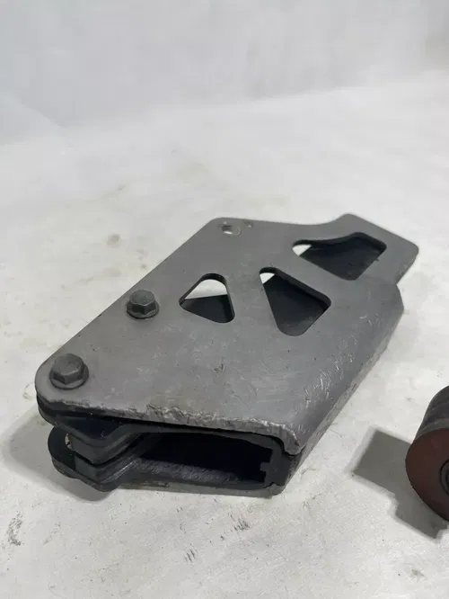 2002 Yamaha YZ426F swingarm rear chain support slider guide W/ Roller Oem #3