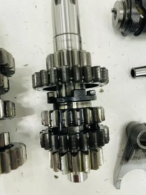 Suzuki DRZ400E  - Stock Transmission Gears Shift Drum Forks - 2006 DRZ 400 OEM