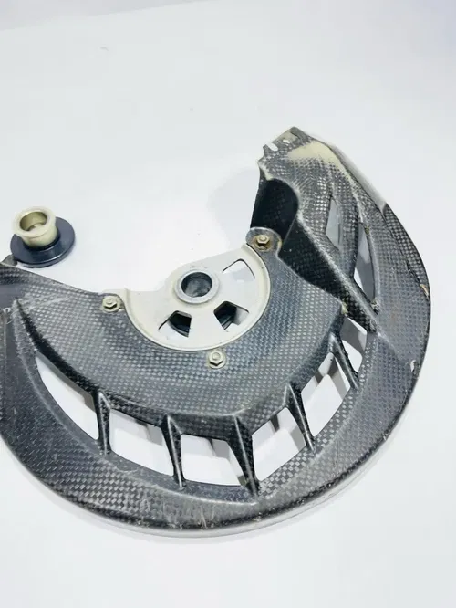 2012 Kawasaki Kx250f KX250 -Front Rotor Disc Guard W/Bracket & Spacer 41068-0004