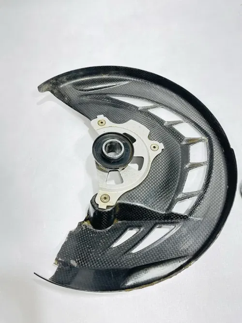 2012 Kawasaki Kx250f KX250 -Front Rotor Disc Guard W/Bracket & Spacer 41068-0004