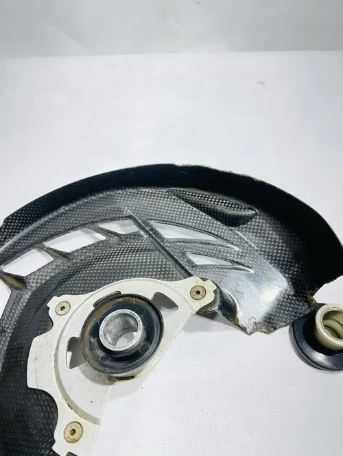 2012 Kawasaki Kx250f KX250 -Front Rotor Disc Guard W/Bracket & Spacer 41068-0004