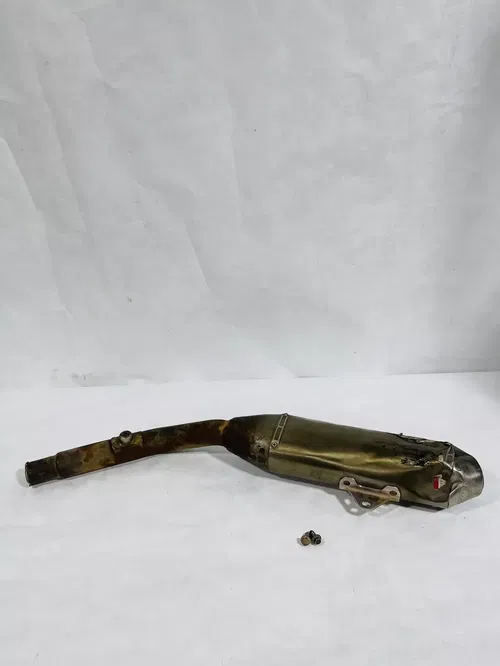 2006 WR250F WR 250F FMF MUFFLER EXHAUST SILENCER SLIP ON PIPE (DENTED BUT WORKS)
