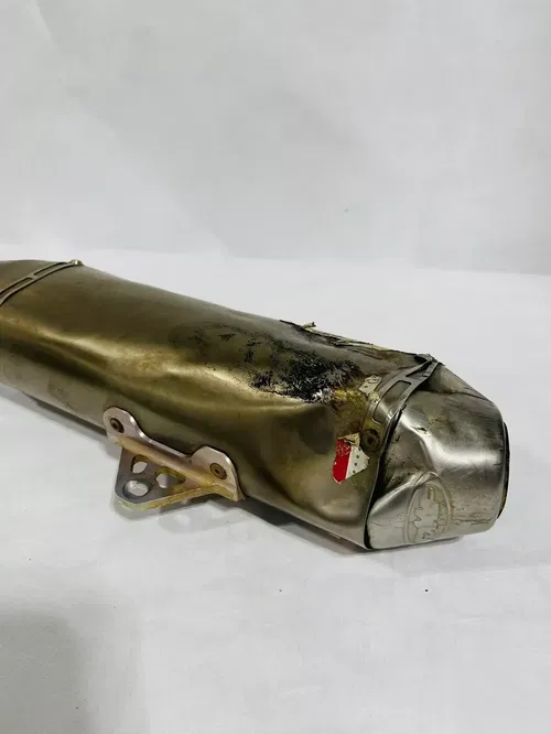 2006 WR250F WR 250F FMF MUFFLER EXHAUST SILENCER SLIP ON PIPE (DENTED BUT WORKS)