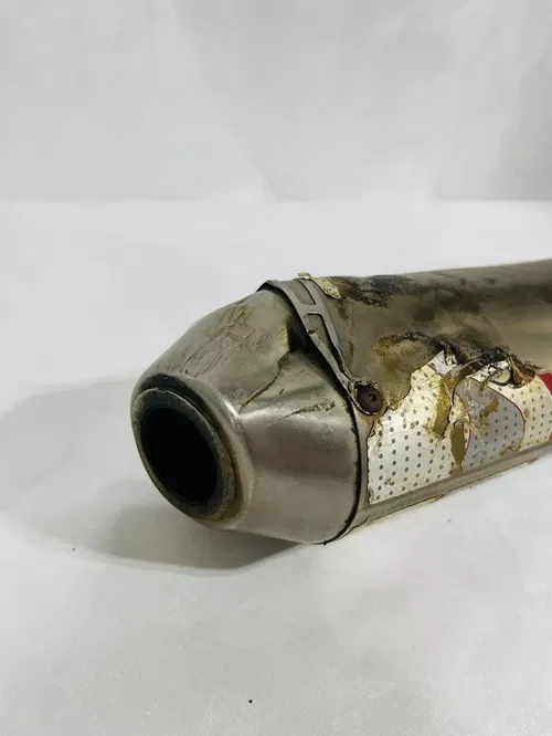 2006 WR250F WR 250F FMF MUFFLER EXHAUST SILENCER SLIP ON PIPE (DENTED BUT WORKS)