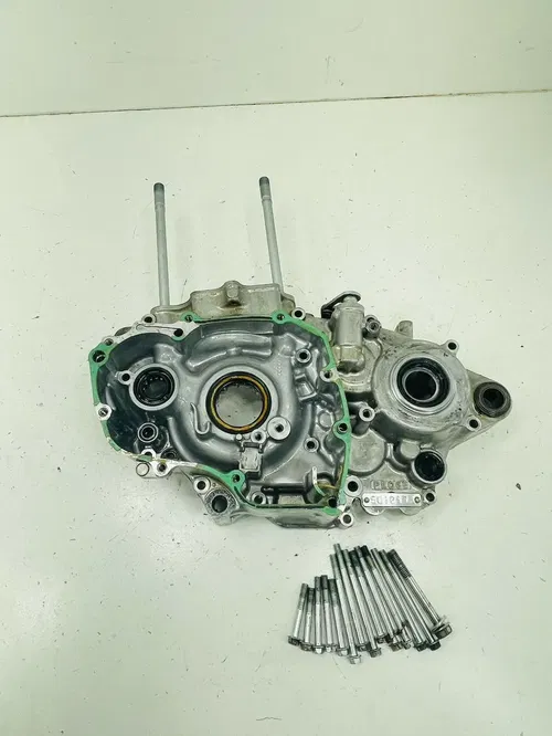 Honda CRF450X - Stock Left Side Crank Case Half Bottom End - 2005 CRF450 OEM