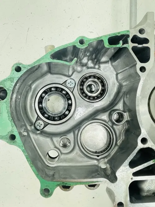 Honda CRF450X - Stock Left Side Crank Case Half Bottom End - 2005 CRF450 OEM