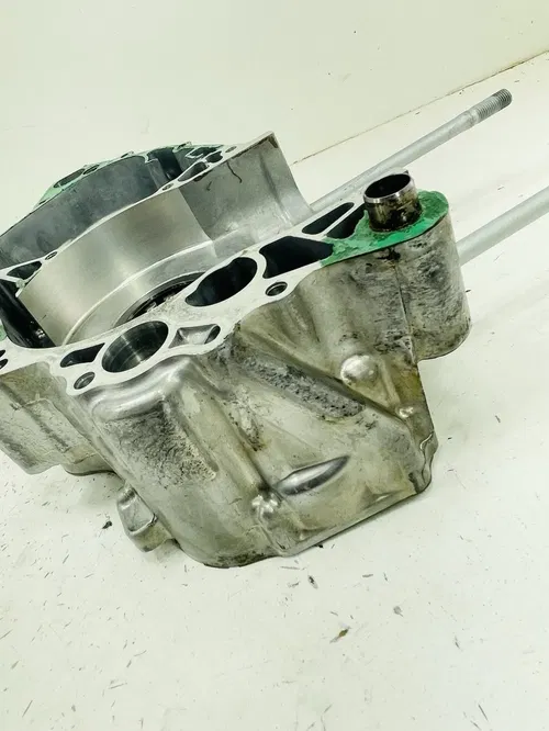 Honda CRF450X - Stock Left Side Crank Case Half Bottom End - 2005 CRF450 OEM