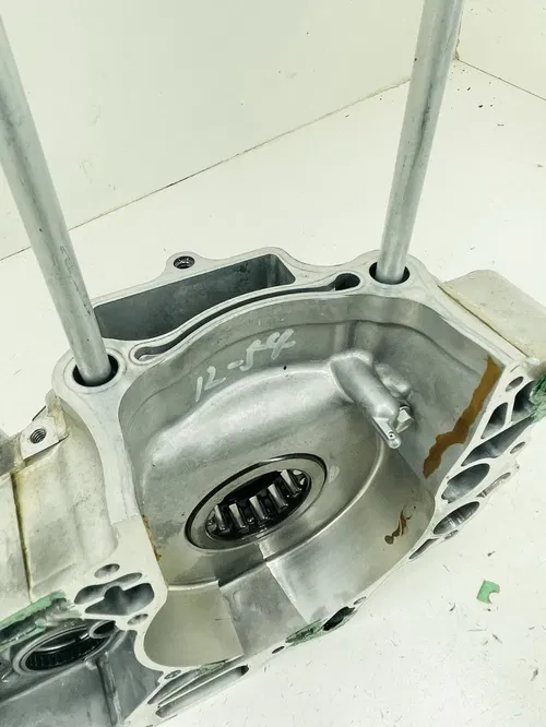 Honda CRF450X - Stock Left Side Crank Case Half Bottom End - 2005 CRF450 OEM