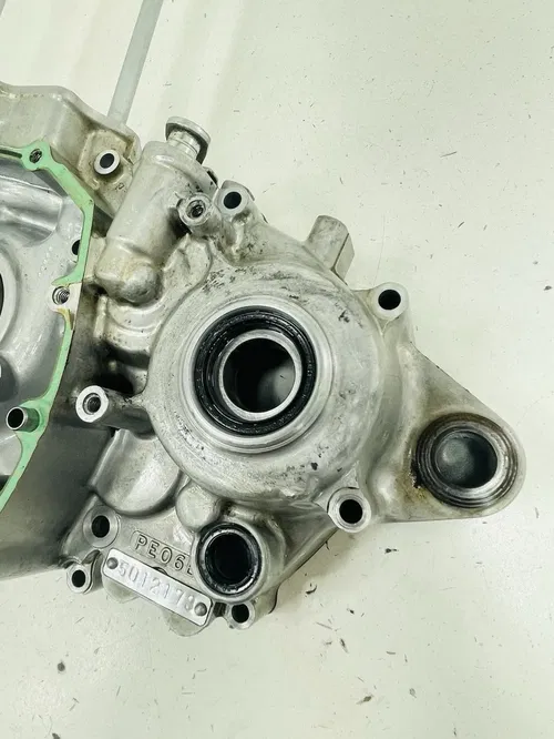 Honda CRF450X - Stock Left Side Crank Case Half Bottom End - 2005 CRF450 OEM