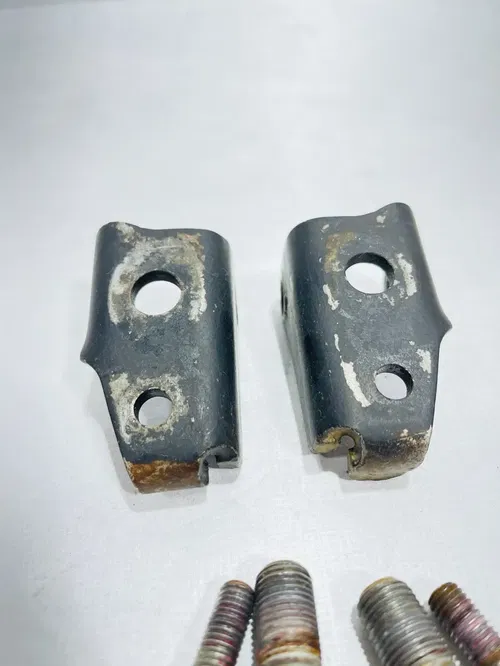 Kawasaki KX250F - Stock Foot Peg Mounts Brackets Set - 2012 KX 250 OEM