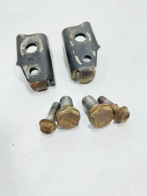 Kawasaki KX250F - Stock Foot Peg Mounts Brackets Set - 2012 KX 250 OEM