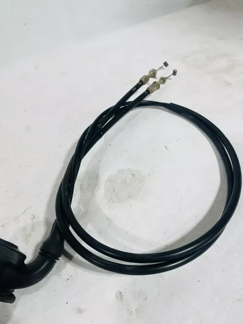 Kawasaki KX250F - Stock Throttle Tube w/ Cables Set - 2014 KX 250 OEM