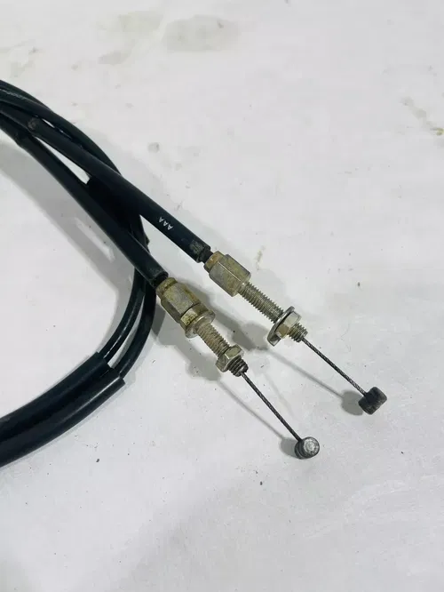 Kawasaki KX250F - Stock Throttle Tube w/ Cables Set - 2014 KX 250 OEM