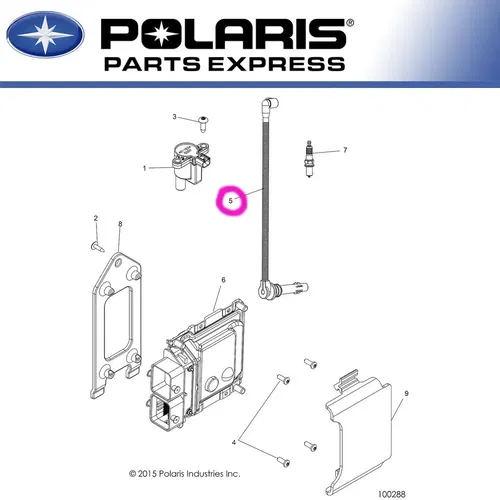 NEW GENUINE POLARIS RANGER 570 SPARK PLUG WIRE OEM 4014795