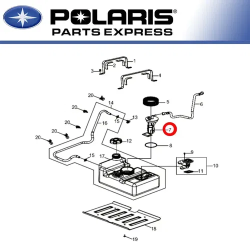 NEW GENUINE POLARIS 2015-2021 RZR 170 FUEL PUMP 0455041 OEM