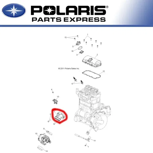 NEW GENUINE POLARIS RANGER RZR 800 THROTTLE BODY ADAPTER OEM 5413766