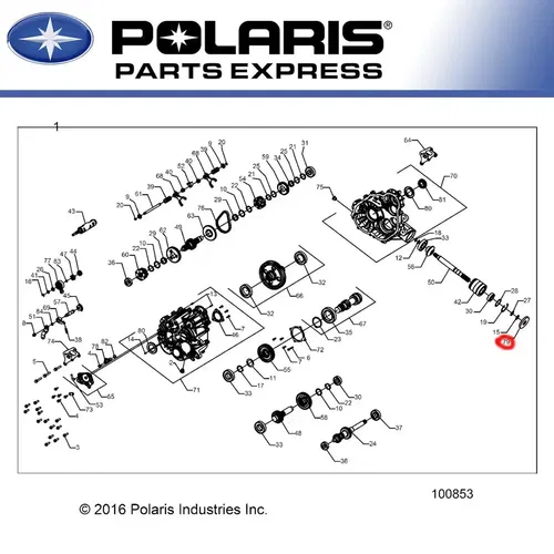 NEW GENUINE POLARIS SPORTSMAN RZR RANGER ACE TRIPLE LIP SEAL OEM 3234113