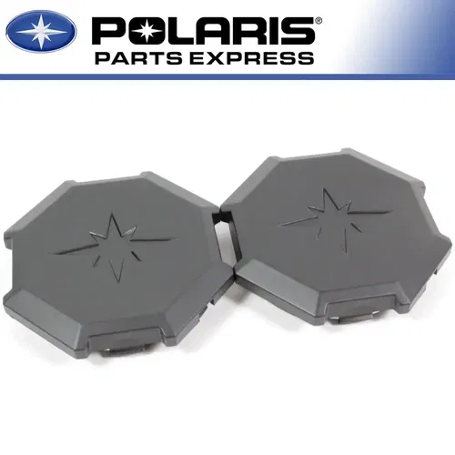 NEW GENUINE POLARIS SPORTSMAN 1000 XP BLACK WHEEL CAP SET OF 2 OEM 1521999-458