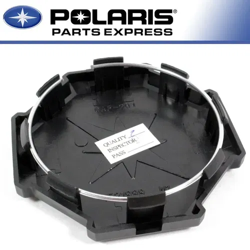 NEW GENUINE POLARIS SPORTSMAN 1000 XP BLACK WHEEL CAP SET OF 2 OEM 1521999-458
