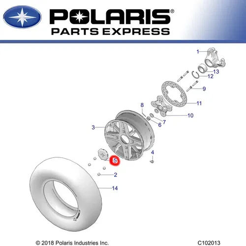NEW GENUINE POLARIS SPORTSMAN 1000 XP BLACK WHEEL CAP SET OF 2 OEM 1521999-458