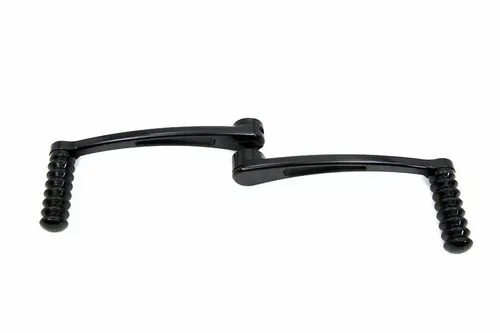 Black Heel Toe Shifter Lever Set for Harley Davidson by V-Twin