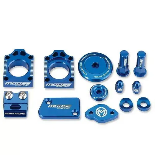 Moose Racing Bling Pack Billet Aluminum Blue For Yamaha YZ450F 2010-2013