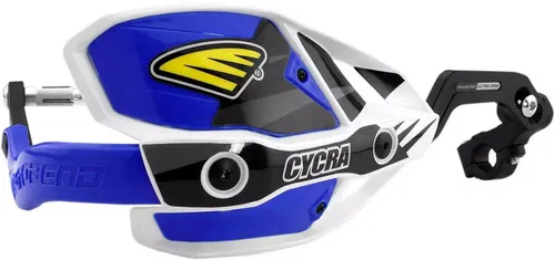 Cycra Ultra Probend CRM Wrap Around Handguards White/Blue for 1 1/8 Handlebars