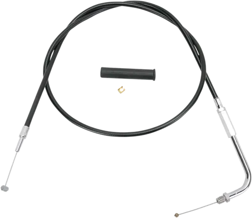 DRAG SPECIALTIES Black Vinyl Throttle Cable - Fits 48" 4330348B