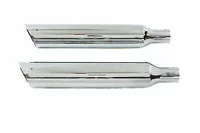 Wyatt Gatling Side Slash Slip-On Muffler Set for Harley Davidson by V-Twin