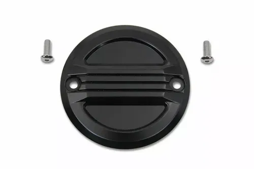 V-Twin Black Air Flow Ignition System Cover for Harley Davidson