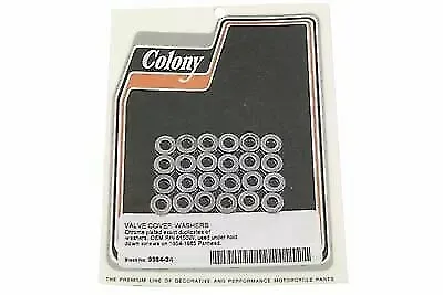 V-Twin Rocker Box Valve Cover Washers Chrome 9984-24