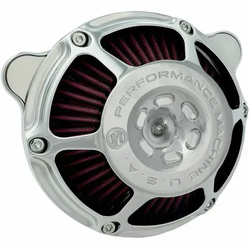 Performance Machine MaxHP Chrome Stage 1 Air Cleaner Harley CV EFI 93-17