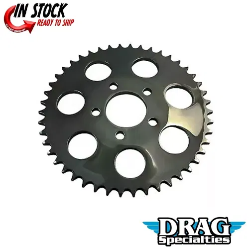 Drag Specialties 1210-1848 Black 530 Chain Conversion Rear Sprocket 48-Tooth