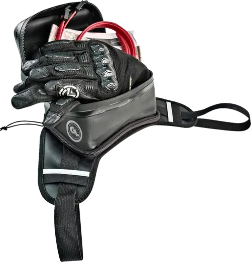 GIANT LOOP Motorcycle Buckin' Roll Tank Bag* - Black BNR20-B