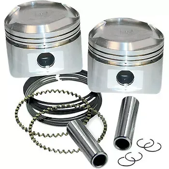 Replacement Pistons with Rings 0910-0008 S&S Cycle