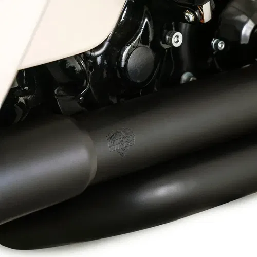 Vance &amp; Hines Fits HD Dresser Duals 17-22 HDr/Heatshield Black PCX Header