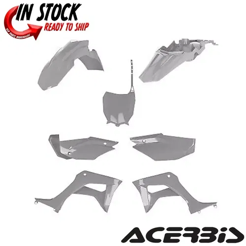 ACERBIS FULL PLASTIC KIT GRAY HONDA CRF110F 2019-2023 2861930011