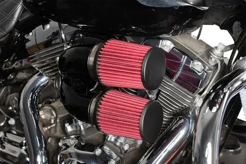 S&amp;S CYCLE Tuned Induction Fits Air Cleaner Kit - Gloss Black 170-0637A