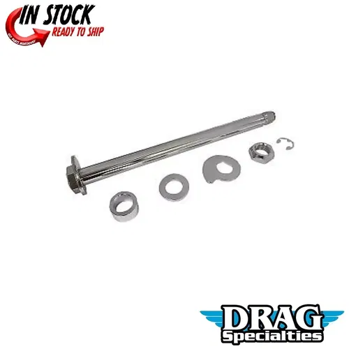 Drag Specialties 0214-1967 Chrome Rear Axle Kit for 09-13 Touring