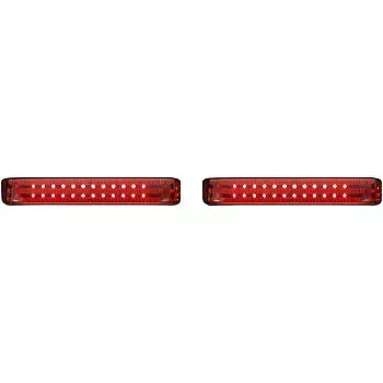 Custom Dynamics Saddlebag LED Lights Sequential Black/Red 2040-2579