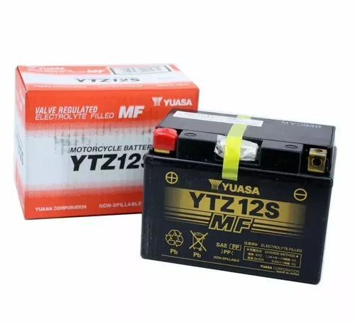 Yuasa YTZ12S AGM High Performance Factory Activated 12 Volt Battery YTZ12S