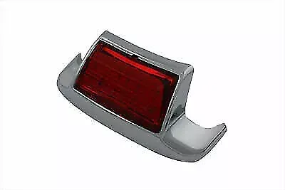 V-Twin Red LED Rear Fender Lamp Tip with Light for Harley Davidson